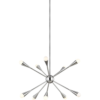 Jax Medium Chandelier by Visual Comfort & Co.. Made from steel in a modern style.