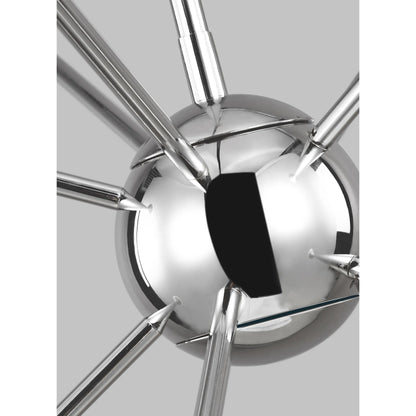 Jax Medium Chandelier by Visual Comfort & Co.. Made from steel in a modern style.