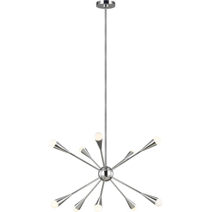 Jax Medium Chandelier by Visual Comfort & Co.. Made from steel in a modern style.