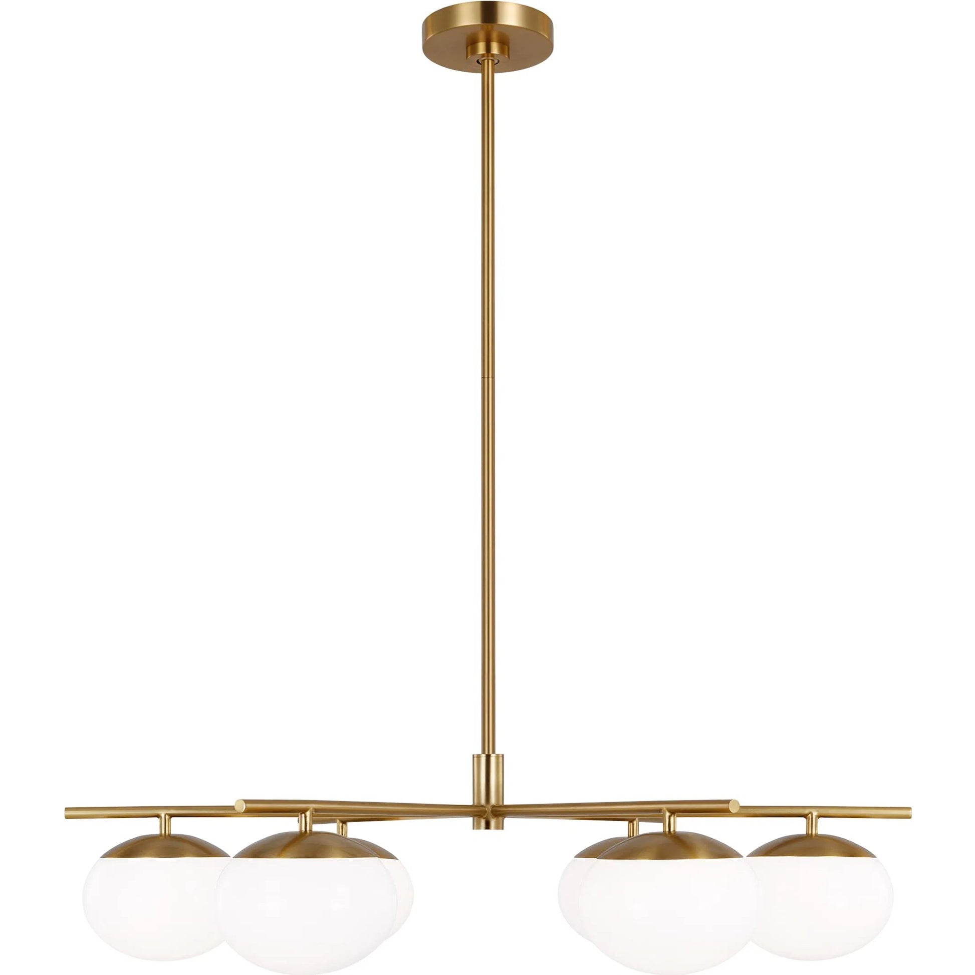 Lune Large Chandelier by Visual Comfort & Co.. Made from steel in a unique style.