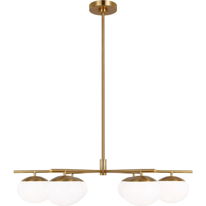 Lune Large Chandelier by Visual Comfort & Co.. Made from steel in a unique style.