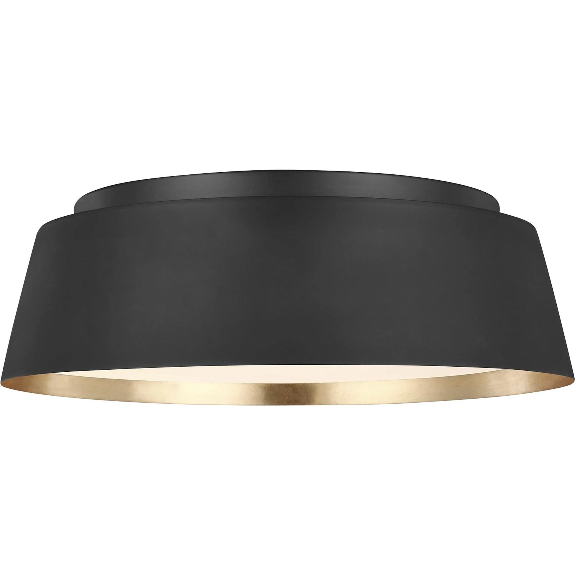 Asher Medium Flush Mount by Visual Comfort & Co.. Made from steel in a modern style.