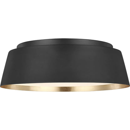 Asher Medium Flush Mount by Visual Comfort & Co.. Made from steel in a modern style.