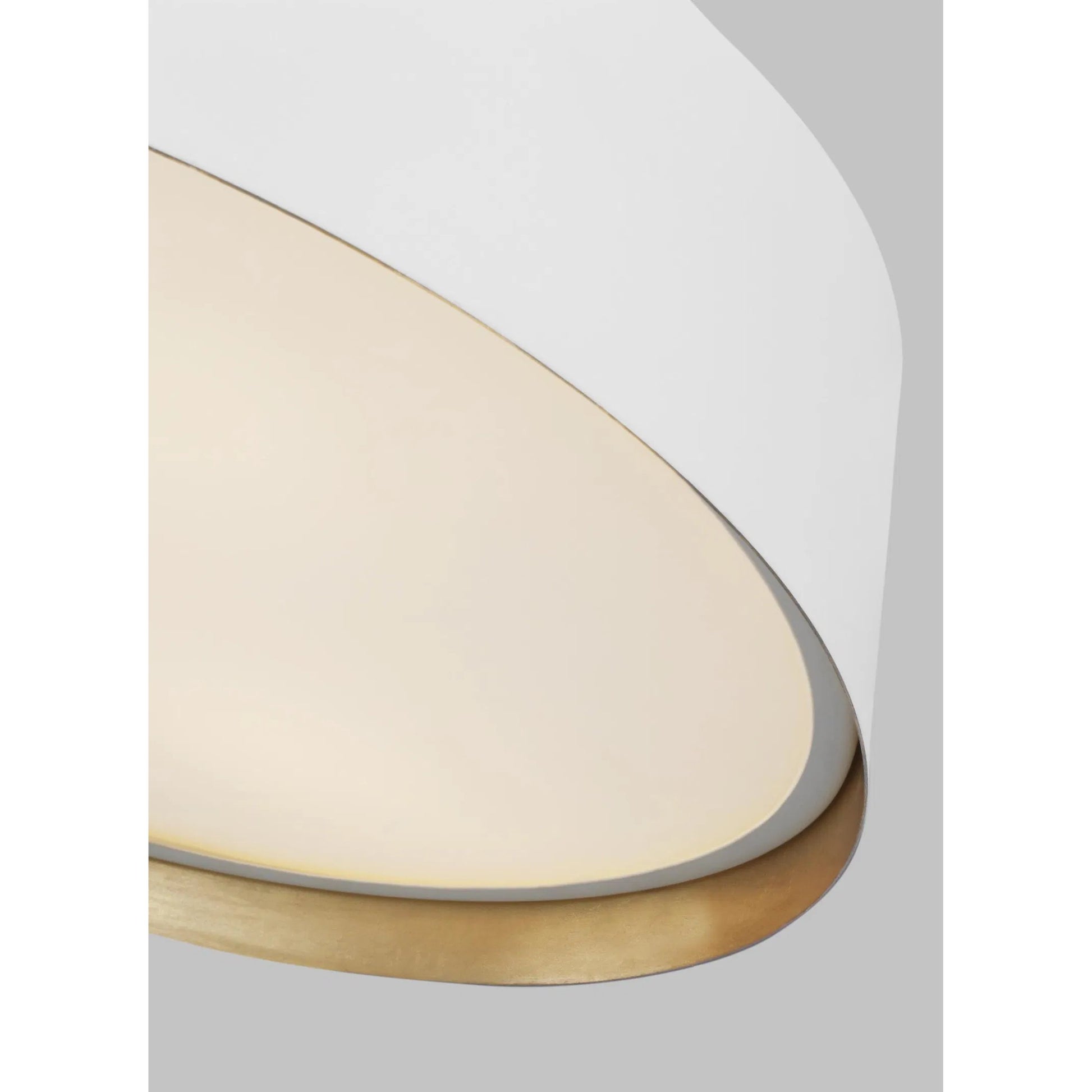 Asher Medium Flush Mount by Visual Comfort & Co.. Made from steel in a modern style.