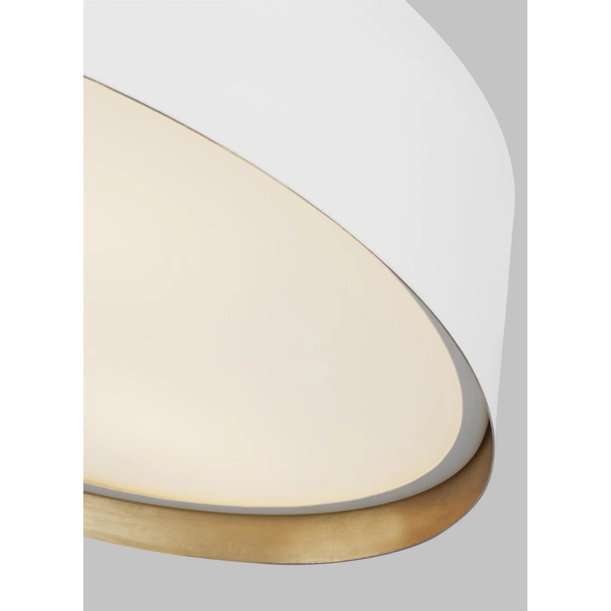 Asher Medium Flush Mount by Visual Comfort & Co.. Made from steel in a modern style.