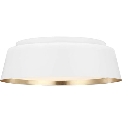 Asher Medium Flush Mount by Visual Comfort & Co.. Made from steel in a modern style.