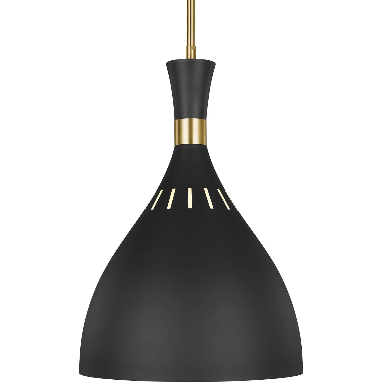 005 SR-735767 | Additional Silo | Joan Large Pendant by Generation Lighting in midnight black. Made from steel in a modern style.