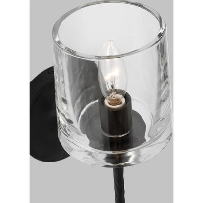 Marietta Sconce by Visual Comfort & Co. in aged iron. Made from steel in a unique style.