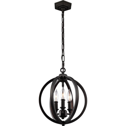Corinne Globe Pendant by Generation Lighting in polished nickel. Made from unique in a modern style.
