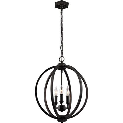 Corinne Globe Pendant by Generation Lighting in polished nickel. Made from unique in a modern style.