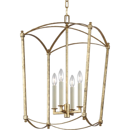 Thayer Lantern by Generation Lighting. Made from steel in a transitional style.