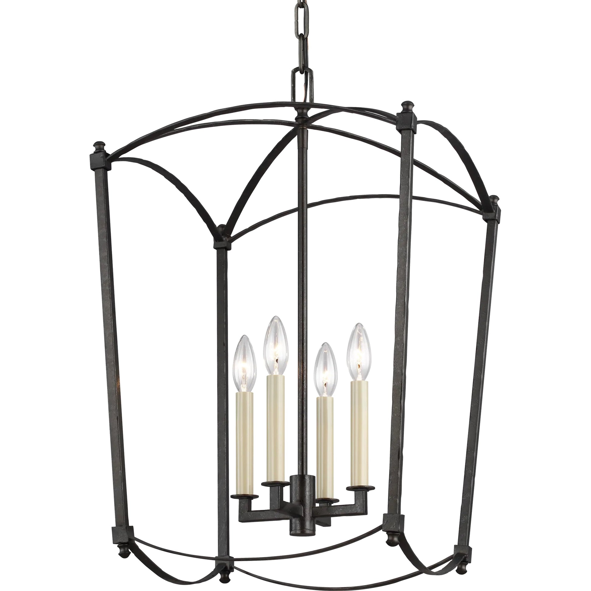 Thayer Lantern by Generation Lighting. Made from steel in a transitional style.