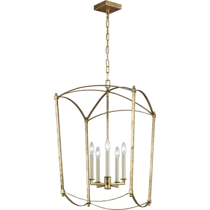 Thayer Lantern by Generation Lighting. Made from steel in a transitional style.
