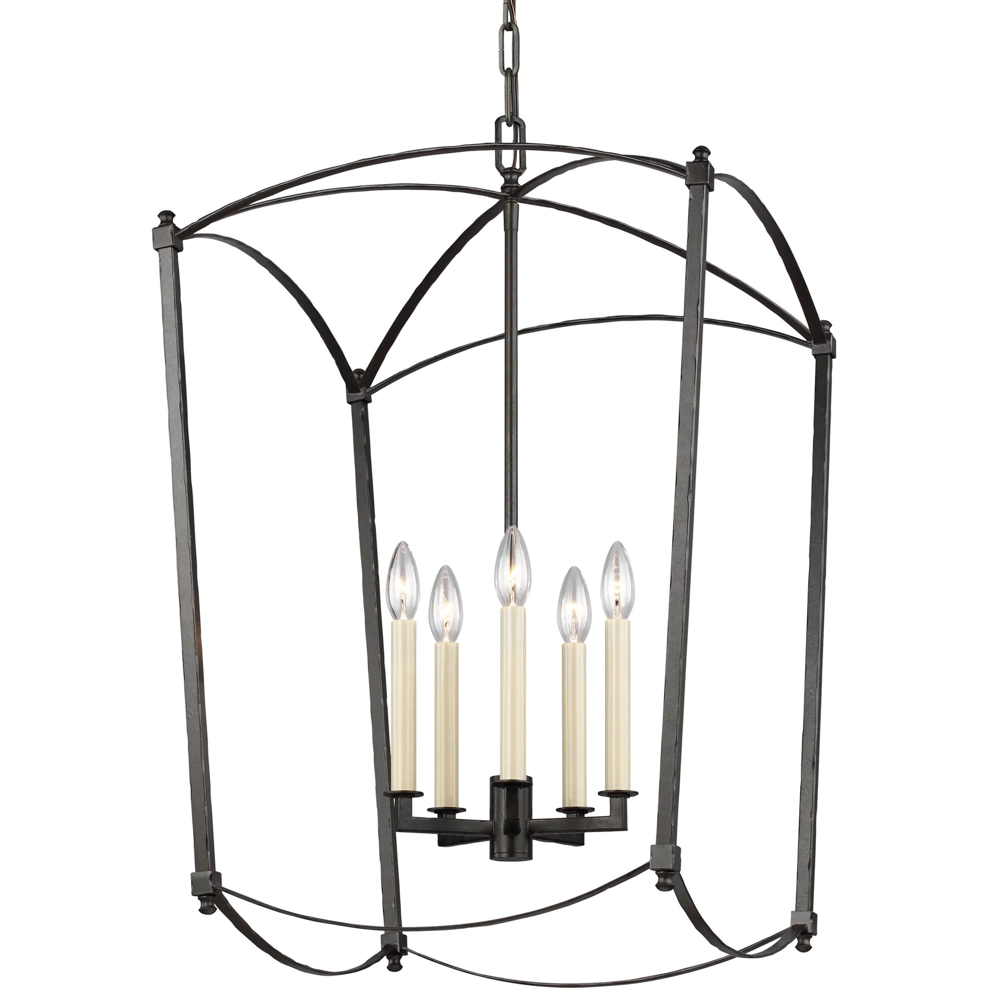 Thayer Lantern by Generation Lighting. Made from steel in a transitional style.