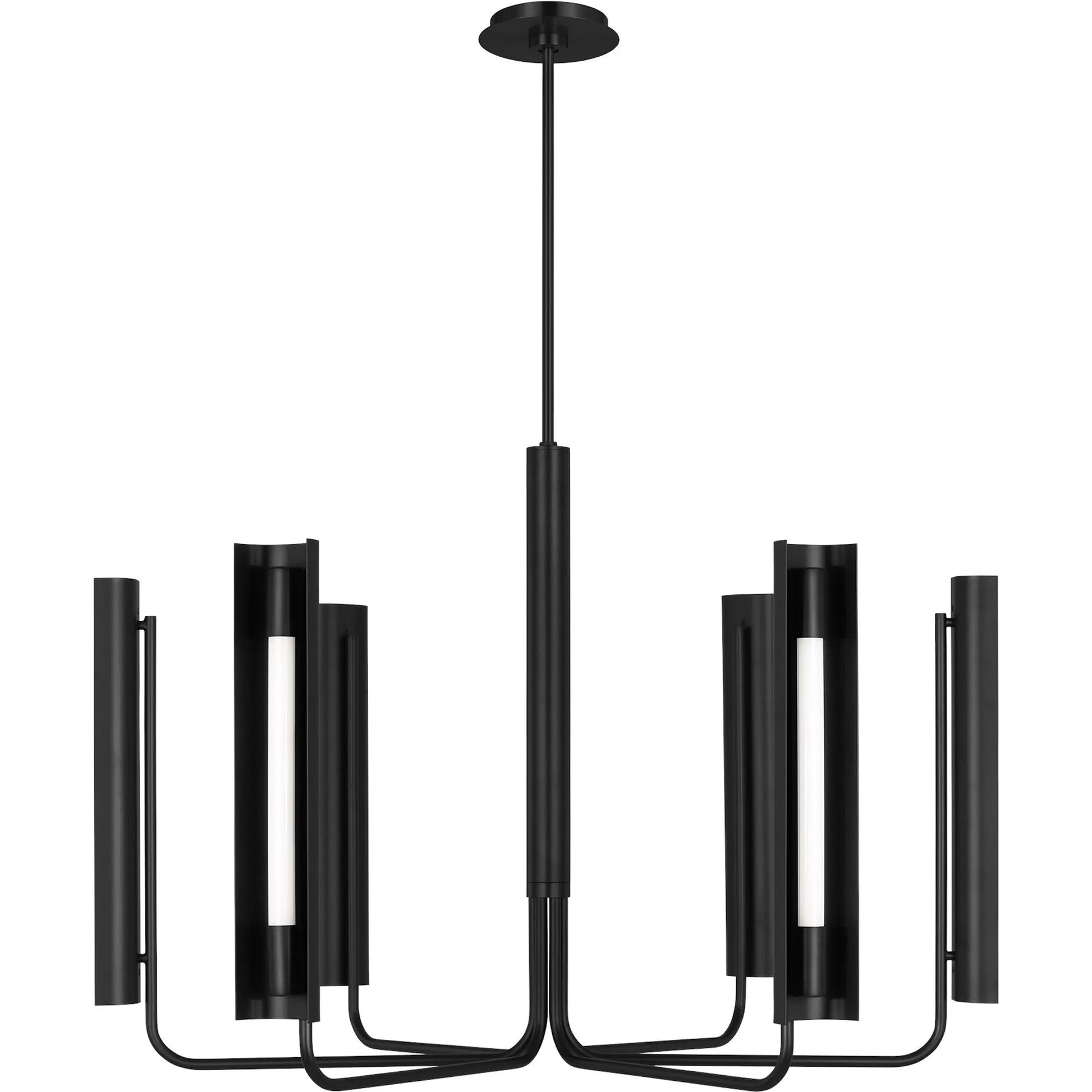 Carson Six Light Chandelier by Visual Comfort & Co.. Made from steel in a unique style.