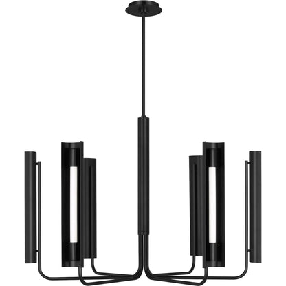 Carson Six Light Chandelier by Visual Comfort & Co.. Made from steel in a unique style.
