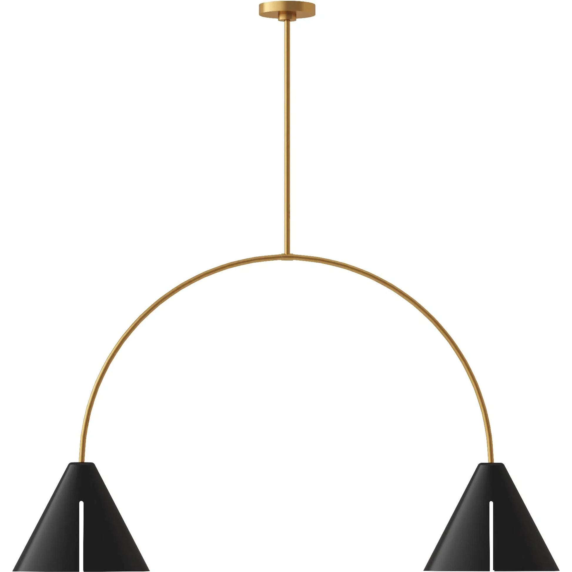 Cambre Large Linear Chandelier by Visual Comfort & Co.. Made from steel in a unique style.