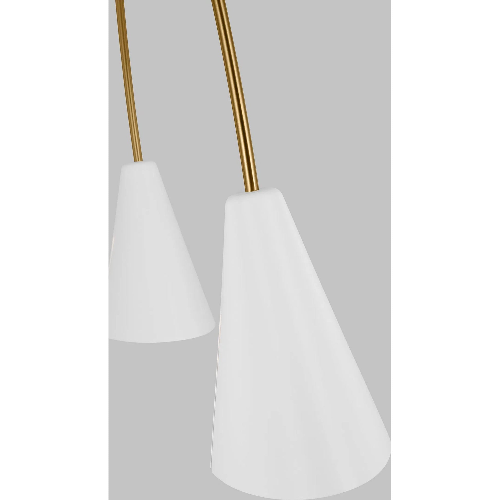 Cambre Large Linear Chandelier by Visual Comfort & Co.. Made from steel in a unique style.