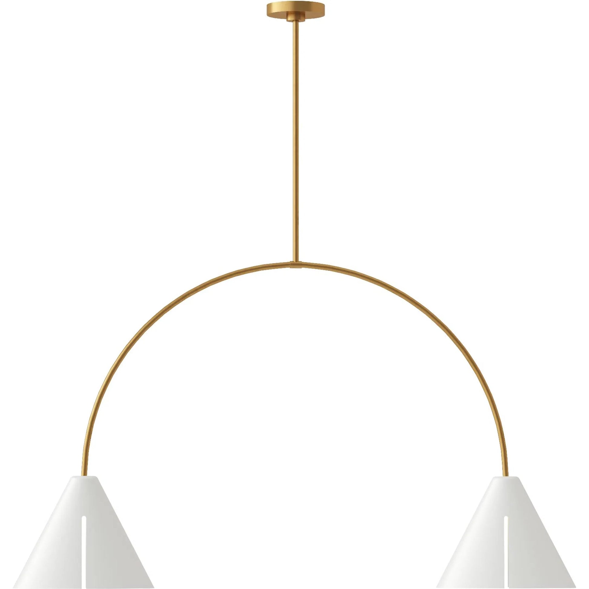 Cambre Large Linear Chandelier by Visual Comfort & Co.. Made from steel in a unique style.