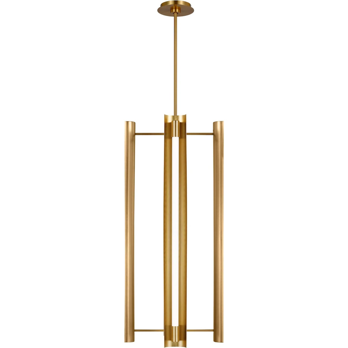 004 SI-2234929 | Additional Silo | Carson Four Light Tall Pendant by Visual Comfort & Co.. Made from steel in a modern style.