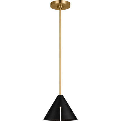Cambre Small Pendant by Visual Comfort & Co.. Made from steel in a modern style.