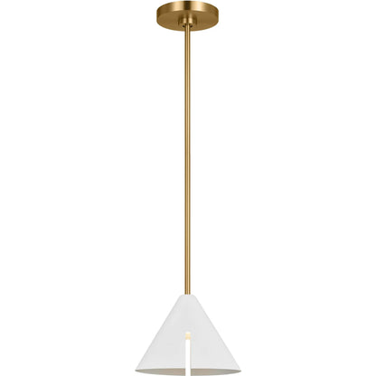 Cambre Small Pendant by Visual Comfort & Co.. Made from steel in a modern style.