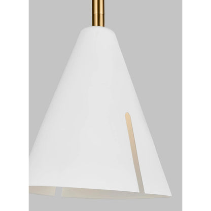Cambre Small Pendant by Visual Comfort & Co.. Made from steel in a modern style.