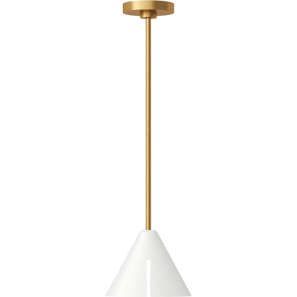 Cambre Small Pendant by Visual Comfort & Co.. Made from steel in a modern style.