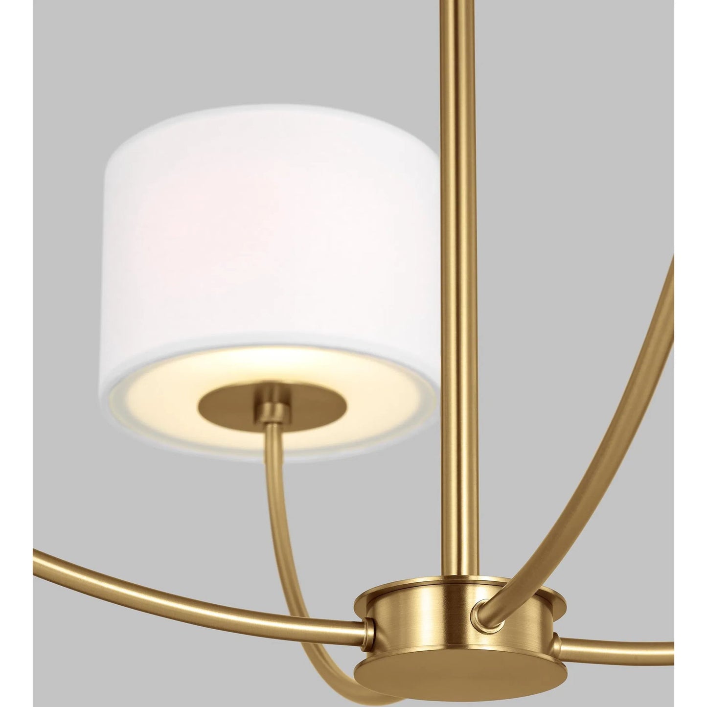 004 SI-2234943 | Closeup | Sawyer Small Chandelier by Visual Comfort & Co.. Made from steel in a unique style.