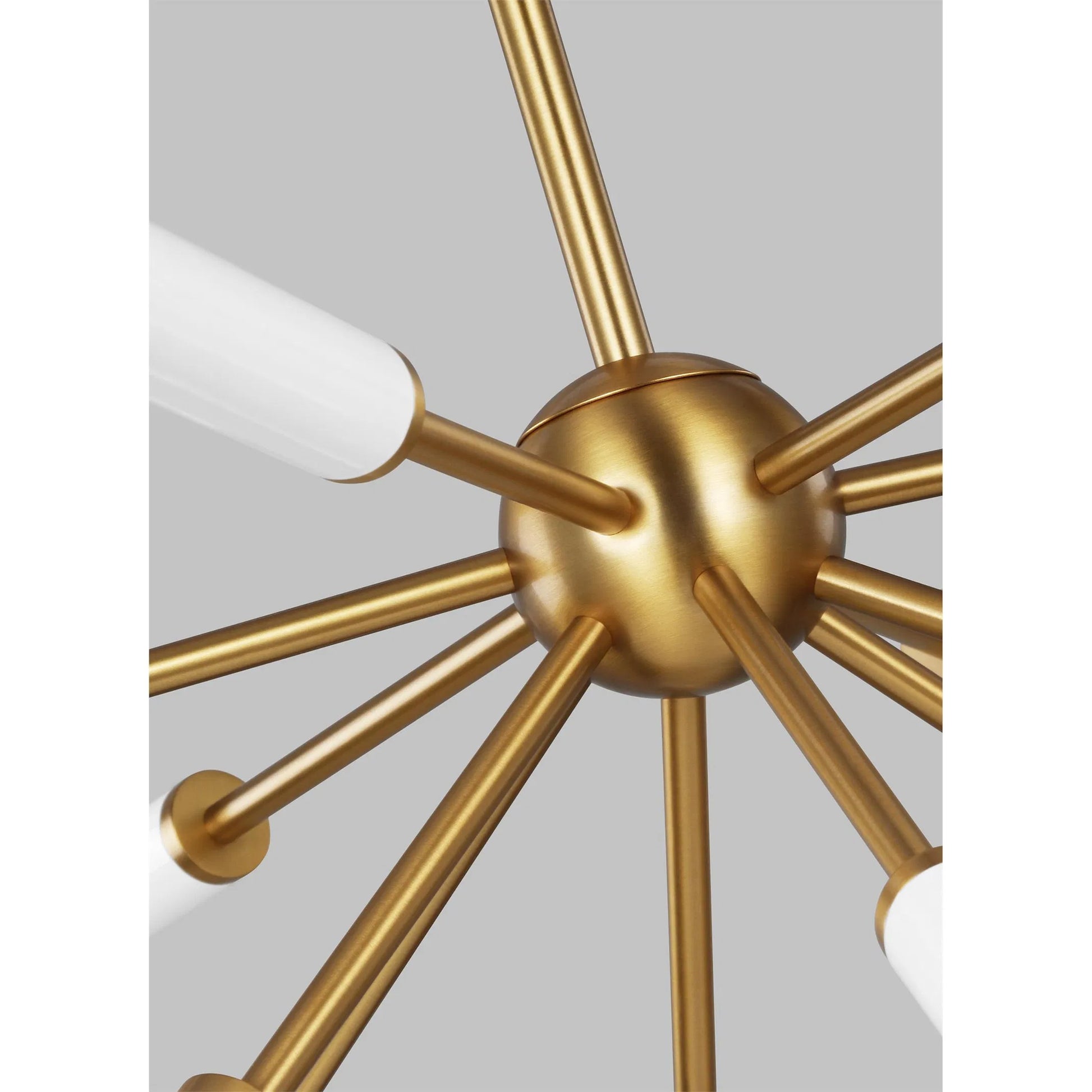 Monroe Down Chandelier by Visual Comfort & Co. in polished nickel. Made from steel in a unique style.