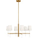 Monroe Medium Chandelier by Visual Comfort & Co.. Made from steel in a unique style.