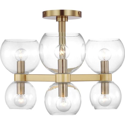 Londyn Semi Flush Mount by Visual Comfort & Co.. Made from steel in a unique style.