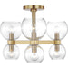 Londyn Semi Flush Mount by Visual Comfort & Co.. Made from steel in a unique style.