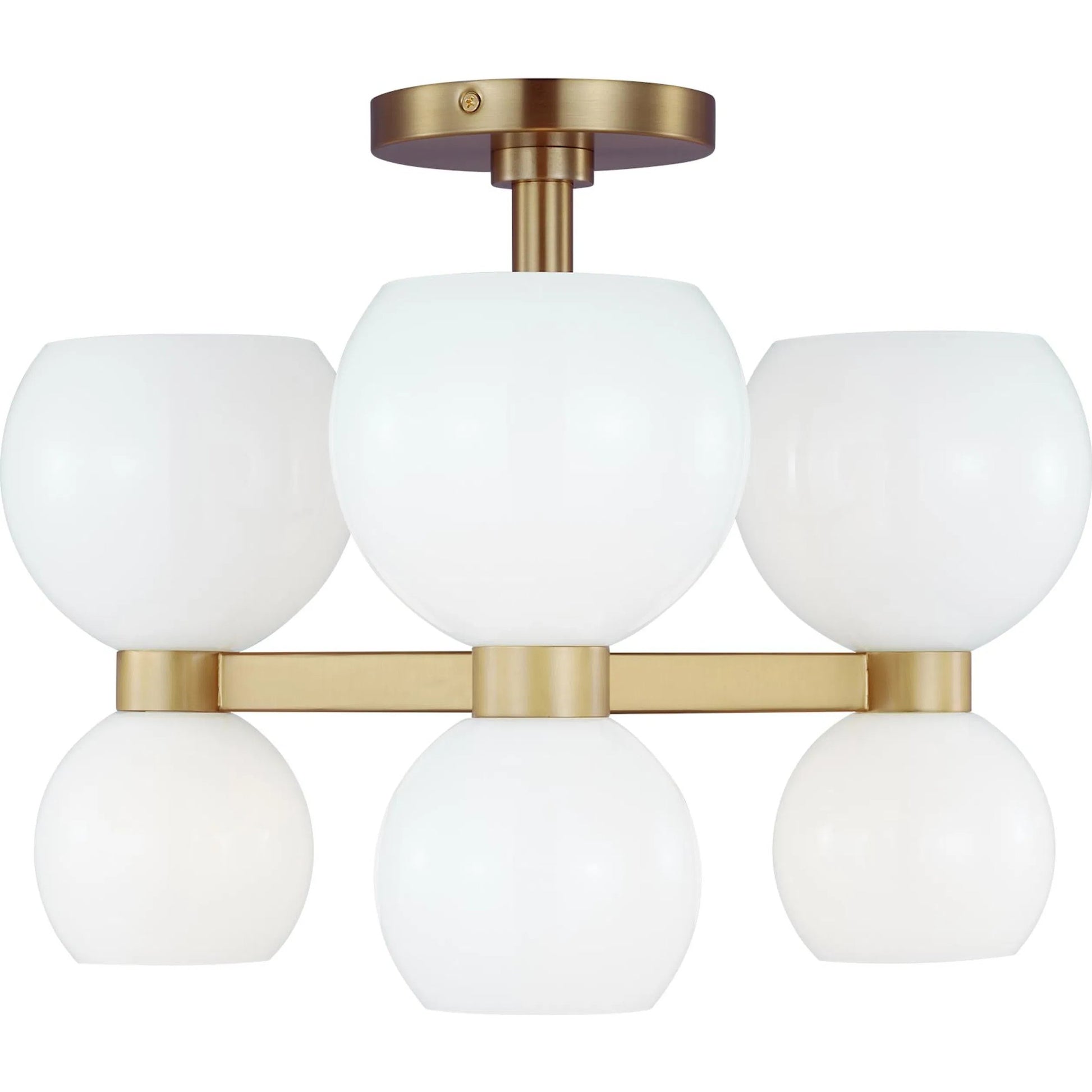 Londyn Semi Flush Mount by Visual Comfort & Co.. Made from steel in a unique style.