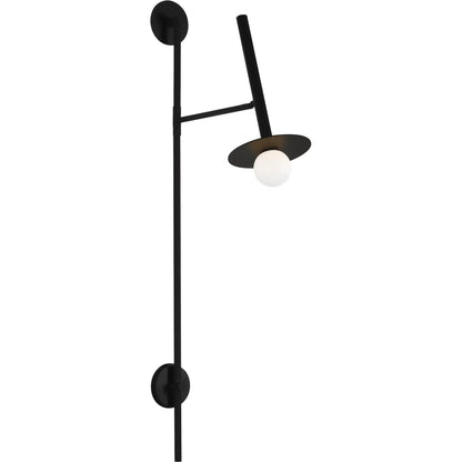 Nodes Large Pivot Sconce by Visual Comfort & Co.. Made from steel in a unique style.