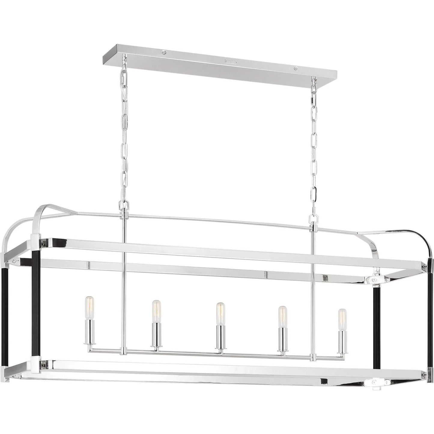 006 SI-2235210 | Additional Silo | Hadley Linear Chandelier by Visual Comfort & Co.. Made from steel in a modern style.