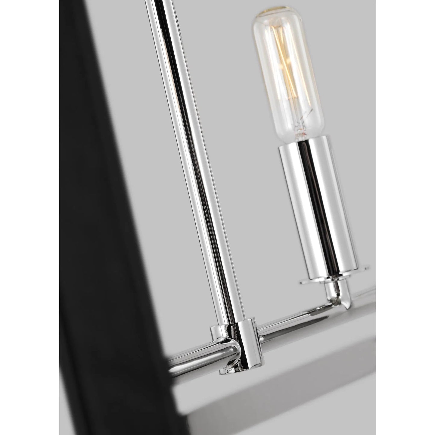 010 SI-2235210 | Closeup | Hadley Linear Chandelier by Visual Comfort & Co.. Made from steel in a modern style.