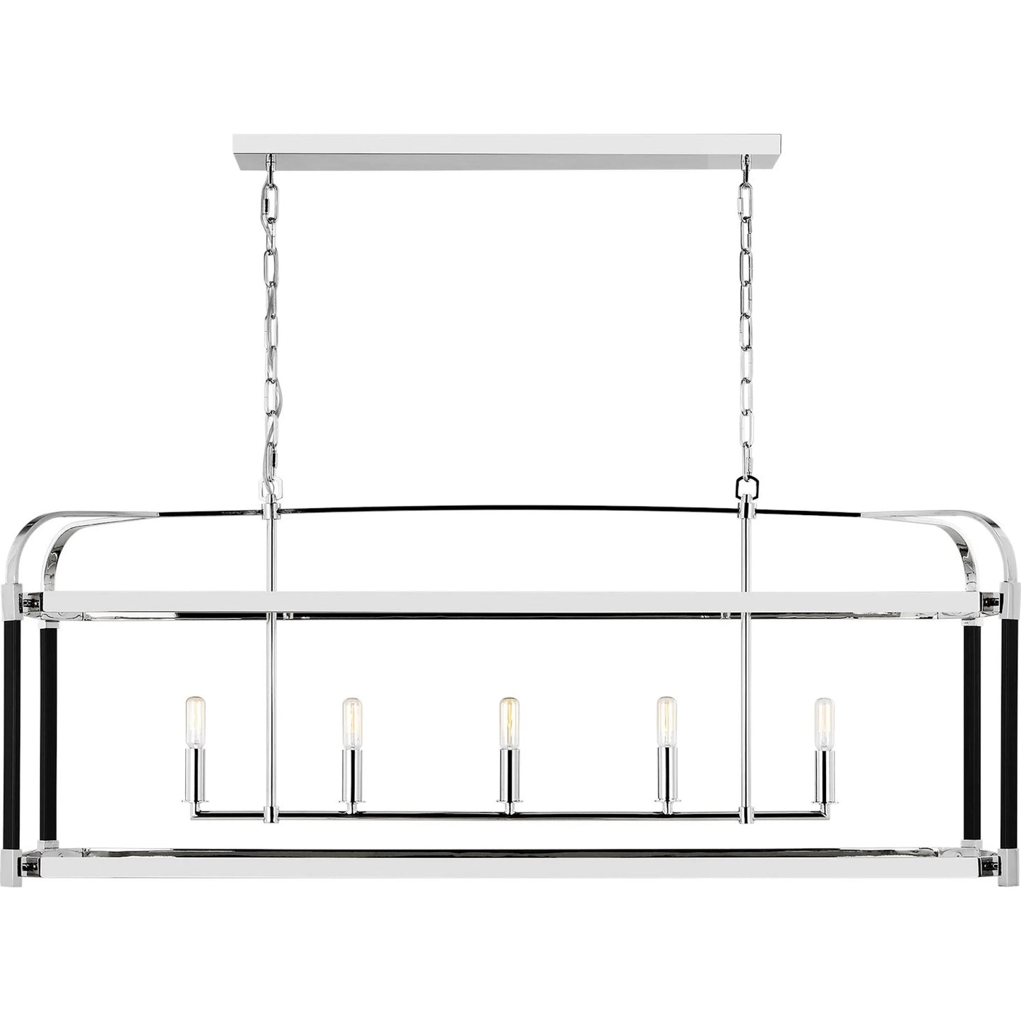 003 SI-2235210 | Primary Silo | Hadley Linear Chandelier by Visual Comfort & Co.. Made from steel in a modern style.