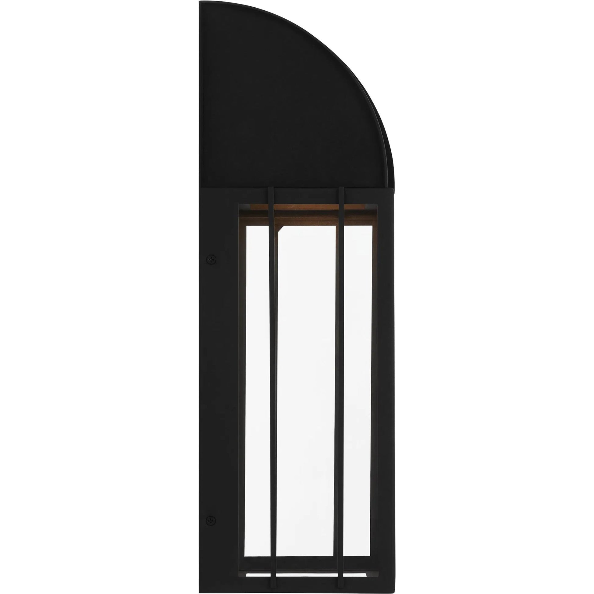 Veronica Medium Wall Lantern by Visual Comfort & Co. in textured black. Made from stonestrong in a unique style.
