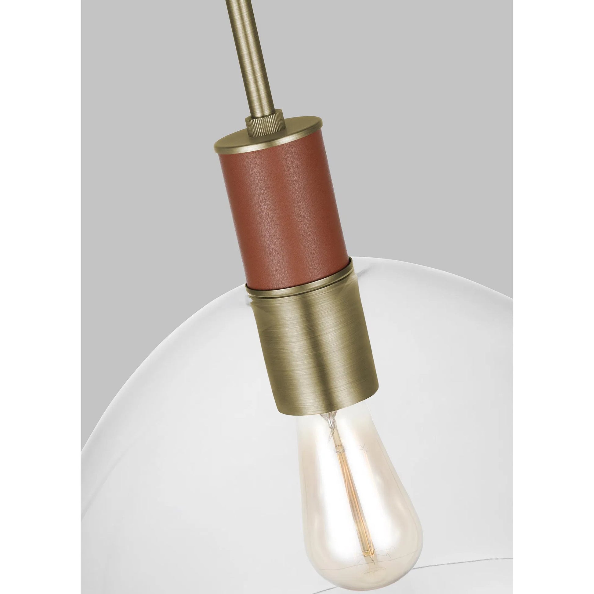 Hadley Large Pendant by Visual Comfort & Co.. Made from steel in a unique style.