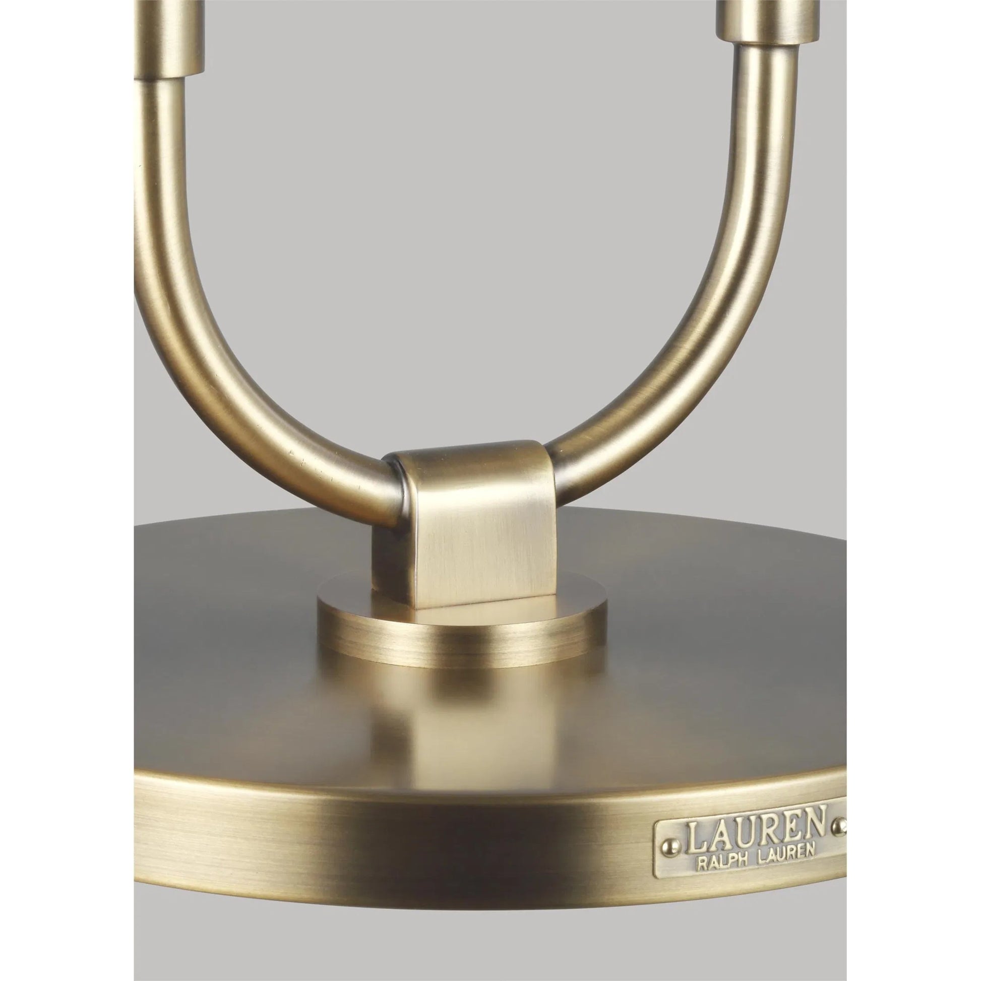 Katie Table Lamp by Visual Comfort & Co. in time worn brass. Made from steel in a unique style.
