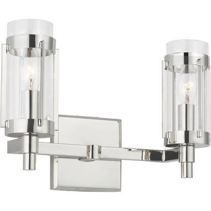 Flynn 2 - Light Vanity by Visual Comfort & Co. in aged iron. Made from unique in a cottage & farmhouse style.