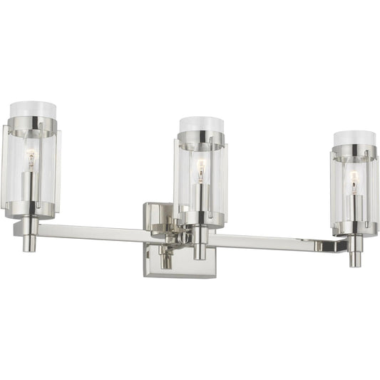 Flynn 3 - Light Vanity by Visual Comfort & Co.. Made from steel in a cottage & farmhouse style.