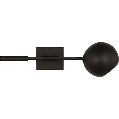 Chaumont Medium Task Sconce by Visual Comfort & Co. in aged iron. Made from unique in a modern style.