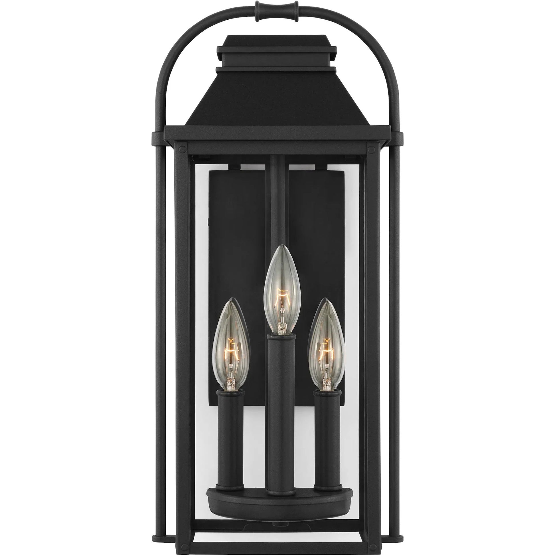 Wellsworth Small Lantern by Visual Comfort & Co. in textured black. Made from unique in a unique style.