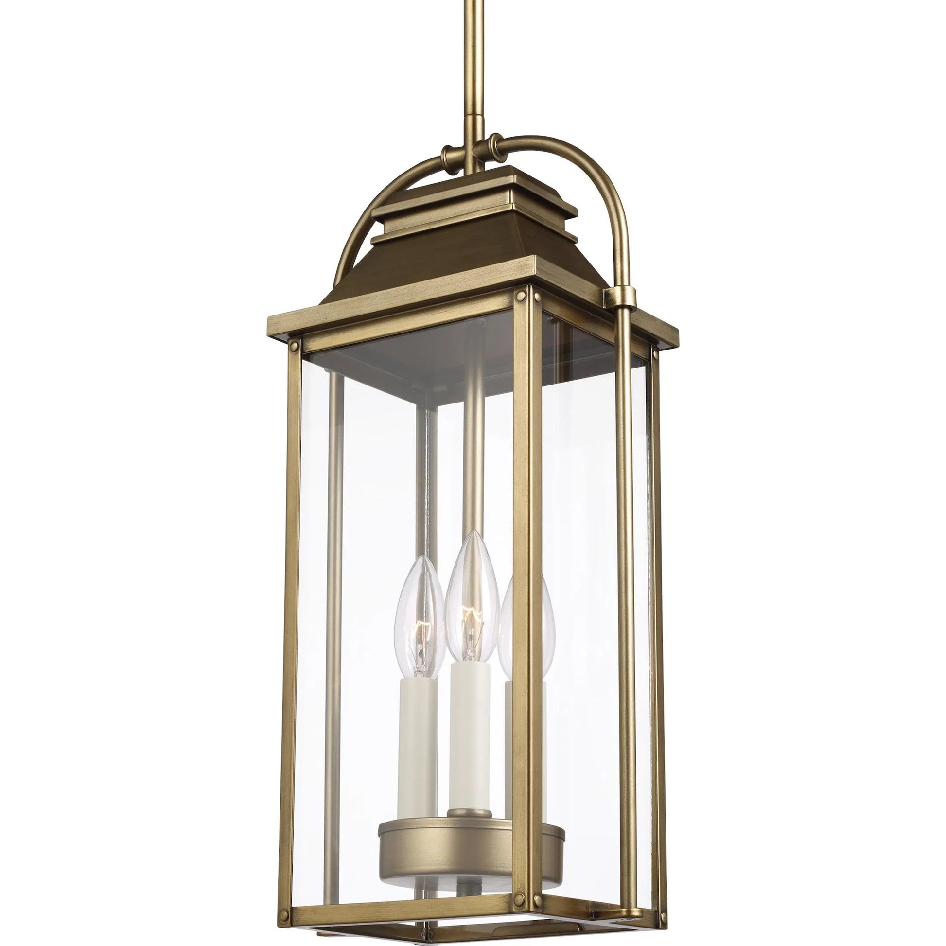 Wellsworth Pendant by Generation Lighting. Made from cast aluminum in a traditional style.
