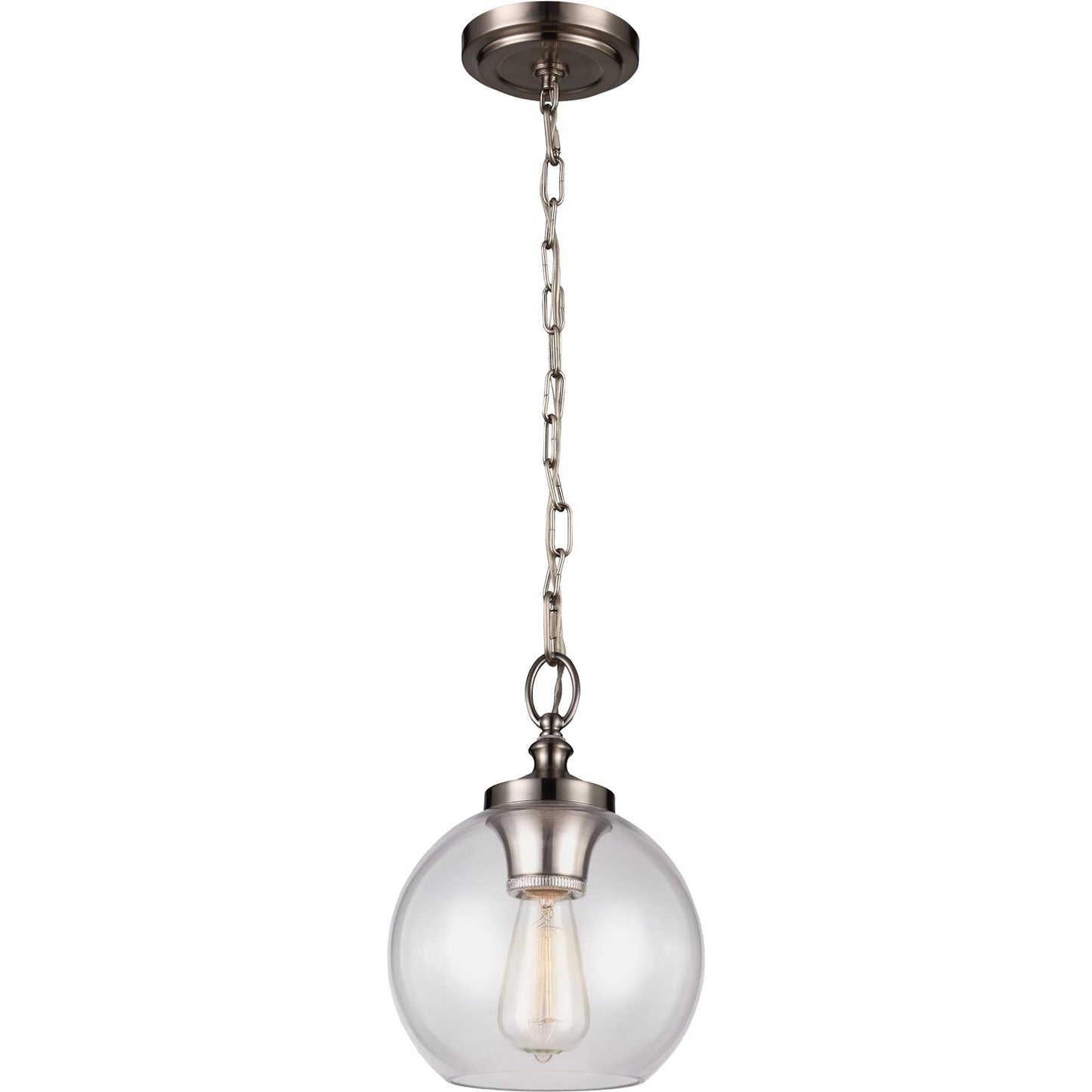 007 S-283454 | Unknown | Tabby Mini Pendant by Generation Lighting. Made from metal, glass in a transitional style.