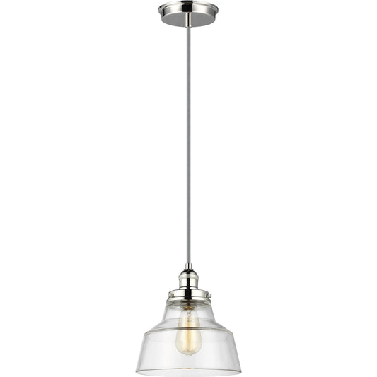 Baskin Pendant by Generation Lighting. Made from steel in a transitional style.