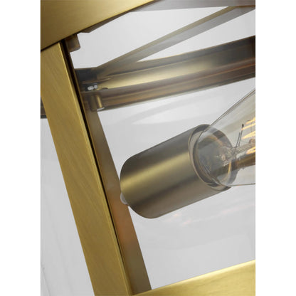 Harrow Semi Flush Mount by Generation Lighting. Made from steel in a transitional style.