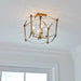 Thayer Semi-Flush Mount by Generation Lighting. Made from steel in a transitional style.